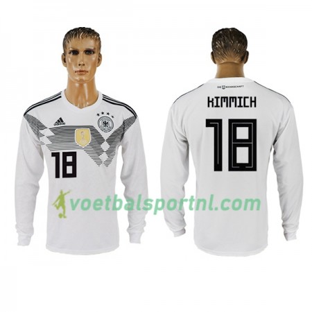 Duitsland Kimmich 18 Thuis Shirt WK voetbal 2018 L/S